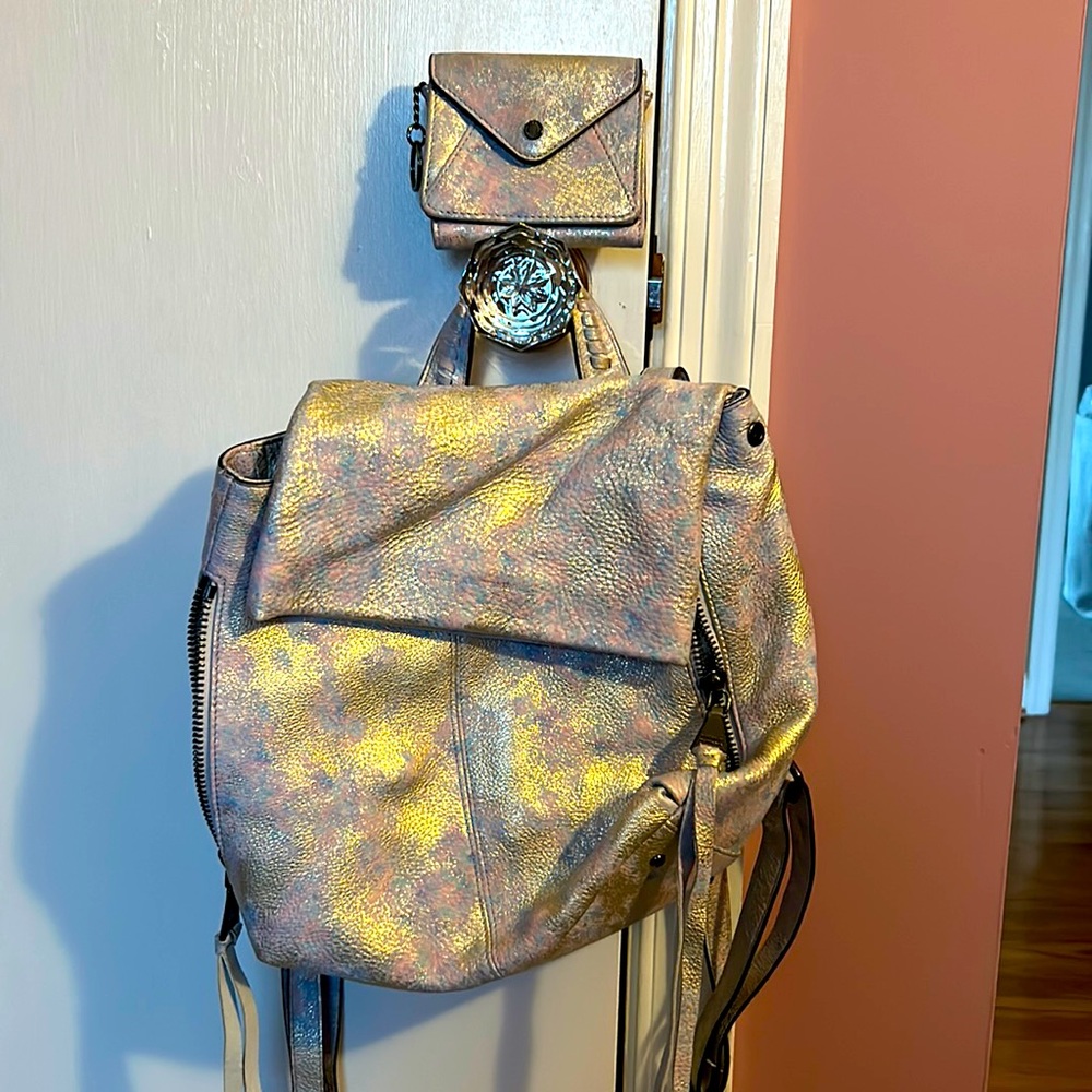 Aimee Kestenberg backpack purse and wallet